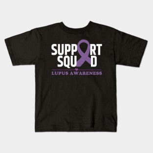 Support Squad Lupus Awareness Kids T-Shirt